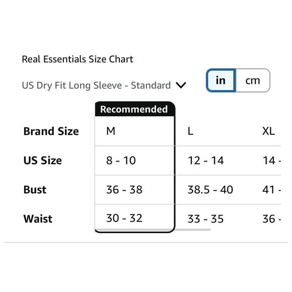 NEW Real Essentials Dry-Fit Long Sleeve  Tie Back Open Back Crop Top Athletic M - Picture 2 of 4